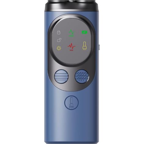 Répulsif anti-aboiement à ultrasons — Dispositif dissuasif pour chiens, aide au dressage « Bark No More », lampe torche LED et écran HD (Anti-aboiement — Gris P10)