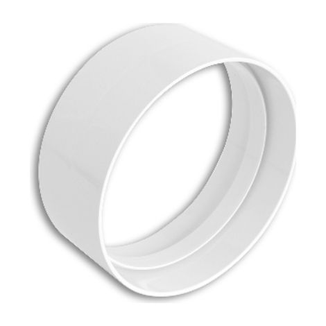 GIUNTO IN ABS PER TUBI DI AERAZIONE TONDI Diam. 125 mm FIRST
