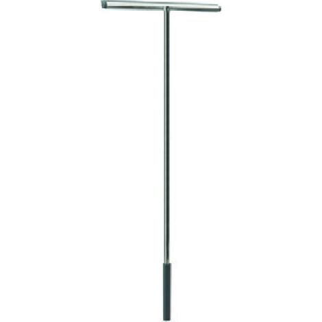 Puliscivetro per parete e pavimento in acciaio inox/silicone 53289.29 (1/2)
