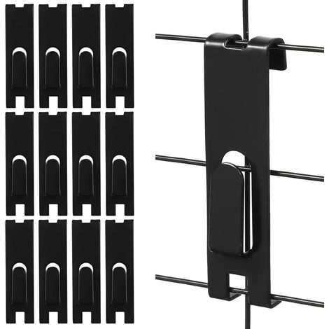Lot de 30 crochets métalliques robustes pour panneaux muraux (1/5)