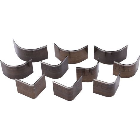 10-teiliges Lederlocher-Set, Bogenform, hochfester Kohlenstoffstahl, tragbar, verschleißfest (1/5)