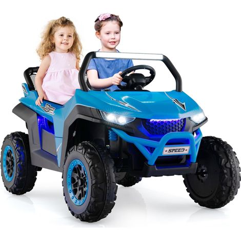 Kids Electric Ride On Car 2-Seater 12V Battery Powered UTV With Remote Control (1/5)