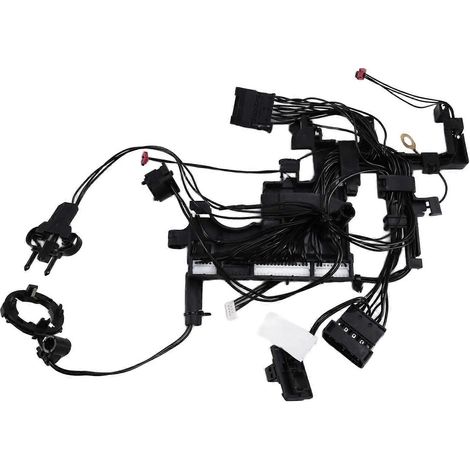 Faisceau de câblage de phare droit avec ligne de test de suivi xénon pour BMW Série 5 F10 528i 535i 550i (2014-2016) - Référence : 63117440877 (1/5)