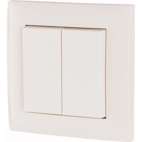 Eaton 4015081698134 Interruptor eléctrico blanco con botón pulsador