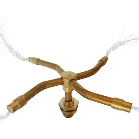 Automatischer rotierender Sprinkler, automatisch rotierendes Bewässerungsgerät  360°-Sprinklerkopf für Rasen, Garten, Terrasse, Innenhof im Freien (1/5)