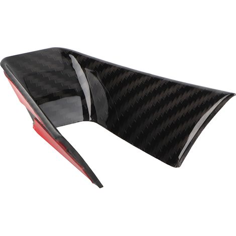 Garniture décorative de cadre de volant style fibre de carbone compatible avec Alfa Romeo Giulia 17-19 (1/5)
