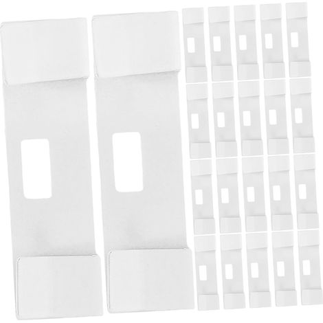 25 clips de fixation pour stores verticaux, accessoire la réparation et lamelles remplacement (1/5)