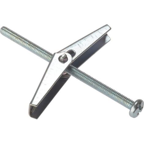 ForgeFix 10TOG350 Plasterboard Spring Toggle M3 x 50mm Bag 10 FORTOG350M