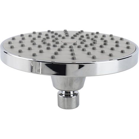 Soffione doccia a pioggia rotondo ad alta pressione da 6 pollici, accessori per il bagno con spruzzatore superiore cromato (1/5)