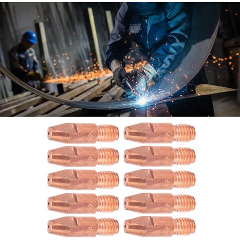 Pointe conductrice M6 pour torche de soudage, dévidoir de fil de cuivre, 36kD1,2mm, accessoire de soudage sous protection gazeuse. (1/5)