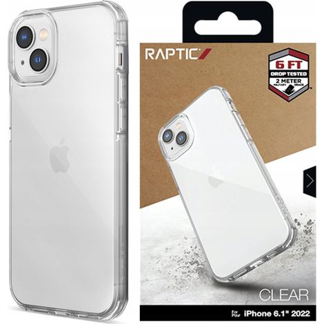 Funda transparente reforzada Raptic X-Doria para iPhone 14 Plus (1/5)