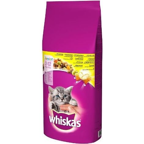 WHISKAS Junior con pollo 14kg