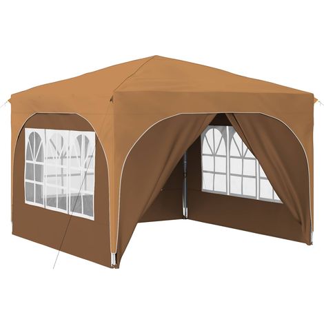 Maison Exclusive - Pop-up Partyzelt 290 x 290 x 245 cm Beige (1/5)