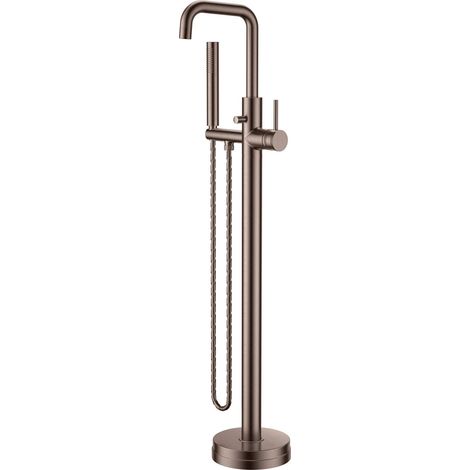 Orbit Core Freestanding Bath Shower Mixer Tap - Brushed Bronze (1/2)