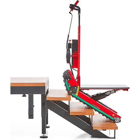 Matisère – Diable électrique pour escaliers – Charge max 400kg – Plateau 633x500mm – Technologie de détection d'angle – DOM400