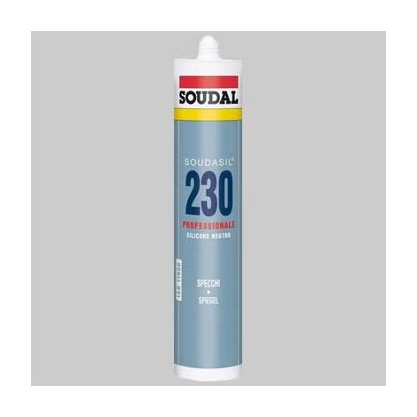 SILICONE MULTIUSO NEUTRO ALTA QUALITA' SOUDAL ML 310 - Ml 310 trasparente