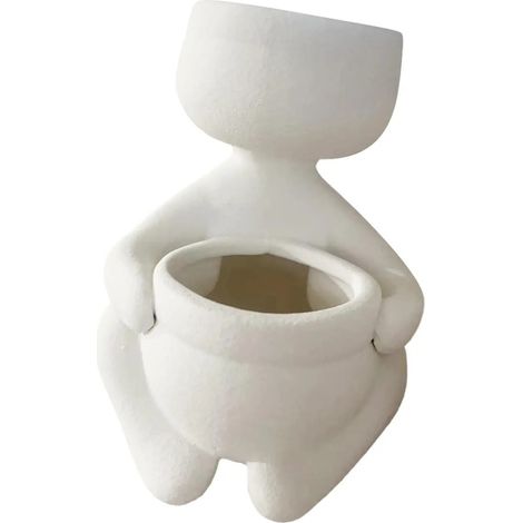 Pot de fleurs en résine, cadeau, motif grenouille fait main, couleur (1/5)