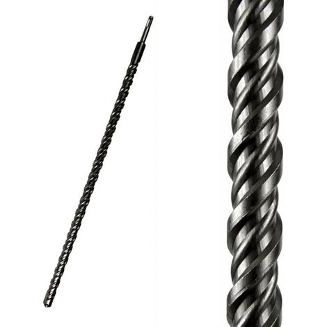 Broca para perforador geko sds plus 28 mm 600 mm doble rosca