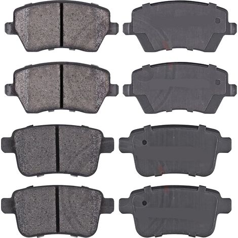 KIT PASTIGLIE FRENO ANTERIORI E POSTERIORI compatibile con AUDI Q5 (FYB) / PASTIGLIE FRENANTI AUTO OEM FDB4616,FDB4617 / SOSTITUZIONE DIRETTA / BASSA POLVERE / SILENZIOSO