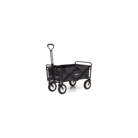MaxxGarden Carrello da Giardino - Carrello da Spiaggia - Carrello a Mano - Carrello da Trasporto Fai da Te - 98x53x64 cm - Ruote Girevoli - Colore Antracite (1/5)