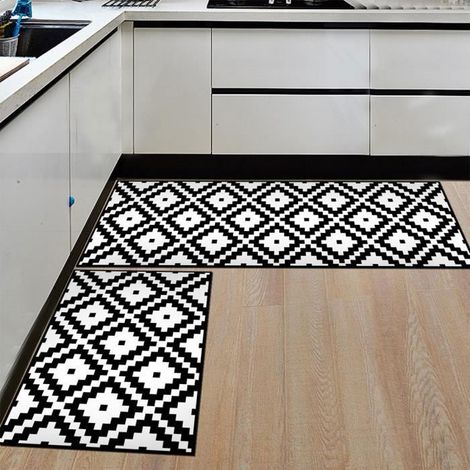 Tapis - Non spécifié - 2pcs - Lavable - Antidérapant - Absorbant (1/2)