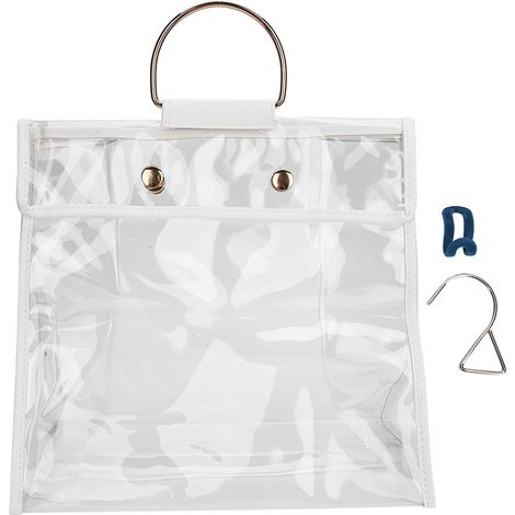 Sac de rangement transparent imperméable et anti-poussière, étanche à l'humidité, organisateur de garde-robe portable, modèle B (1/5)