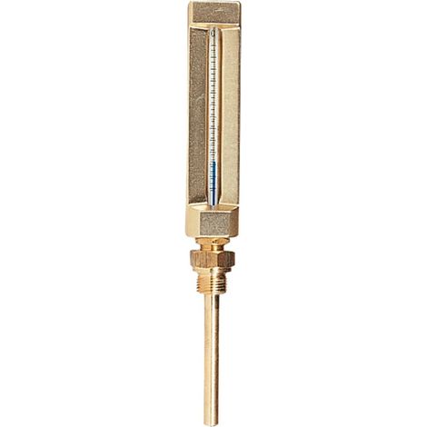 Thermomètre droit - -30 à +50 °C - Longueur plongeur 100 mm - Watts