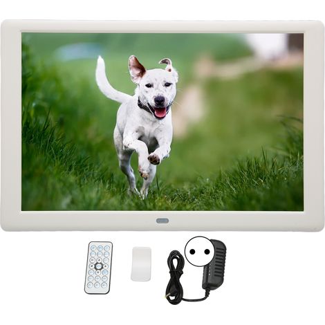 Cadre photo numérique multifonction 10,1 pouces écran IPS HD, support diaporama, cadre électronique 100-240V prise UE. (1/5)