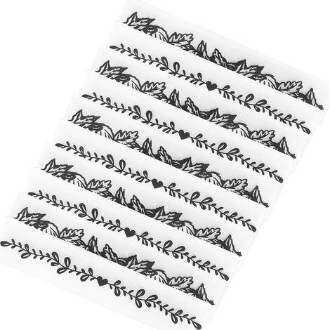 Lot de 10 pochettes à gaufrer en plastique, gabarits en relief pour la création de cartes, le scrapbooking et les loisirs créatifs. (1/5)