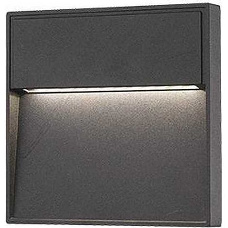 Applique de jardin LED Santiago 4W IP54 4000K Carré (1/3)