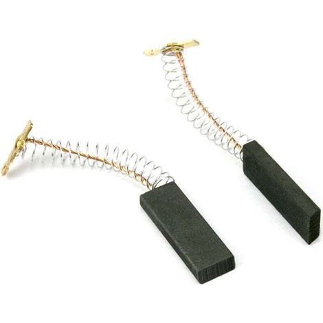 2x Balai en charbon, charbon moteur 512.536mm pour outils électriques par ex. Hitachi, Makita, Milwaukee, Panasonic, Ryobi, Stihl