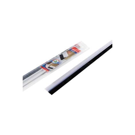 PARAFREDDO ADESIVO RIGIDO PER PORTE CON SPAZZOLINO- - cm.100 colore trasparente - 25 pezzi GEKO