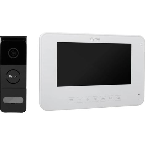 [NEUWERTIG] Byron Dic 24312 Video Türsprechanlage Kabelgebunden Komplett Set Sprechanlage B-Ware