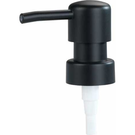 Wenko Testa di Ricambio per Dispenser di Sapone, Plastica (ABS), Nero, 6,5 x 3,5 x 18 cm (1/2)