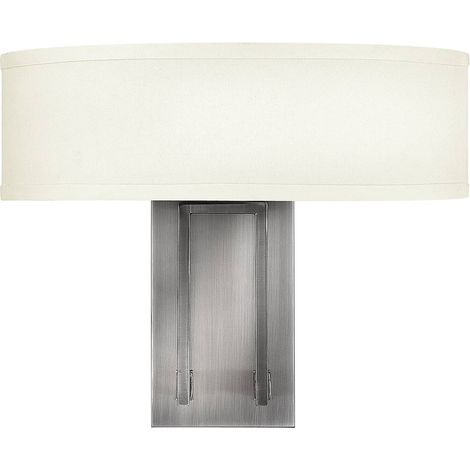 Elstead Hampton - 2 Licht Innenwandleuchte Antik Nickel, E14 (1/5)