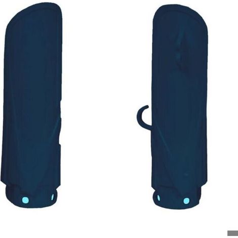 Protectores de horquilla rtech rtech pack de 2 azul oscuro