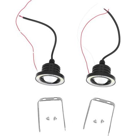 Lot 30W 3,5in Anti-Brouillard LED 3200LM IP65 Étanche Blanc Universel Extérieur 12V (1/5)