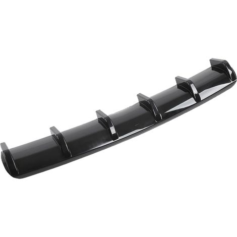 Spoilers pour Voitures Spoilers pour Voitures Diffuseur de Pare-Chocs arrière Aileron Spoiler Répartiteur de châssis Brillant Universel pour Voiture Noir Accessoire (1/5)
