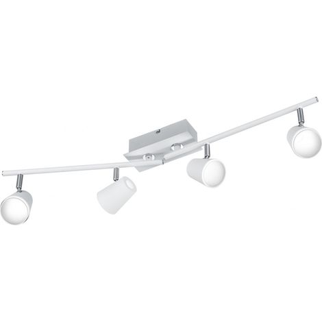 Arm-Deckenleuchte mit 4 verstellbaren Narcos White Spotlights Trio Lighting (1/2)