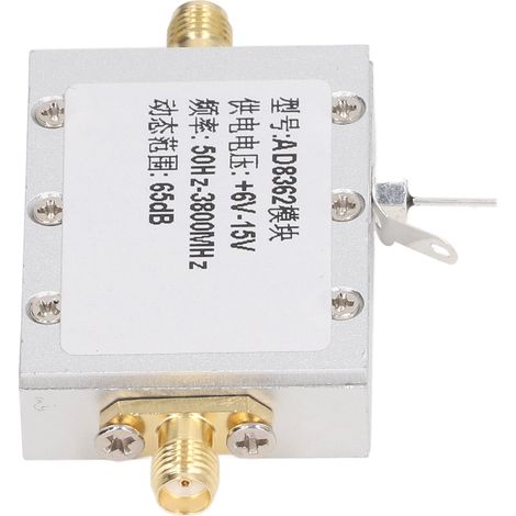 Détecteur de puissance RF AD8362, mesureur de signal logarithmique -75dBm à 16dBm, fréquencemètre pour contrôle et test d'antenne (1/5)