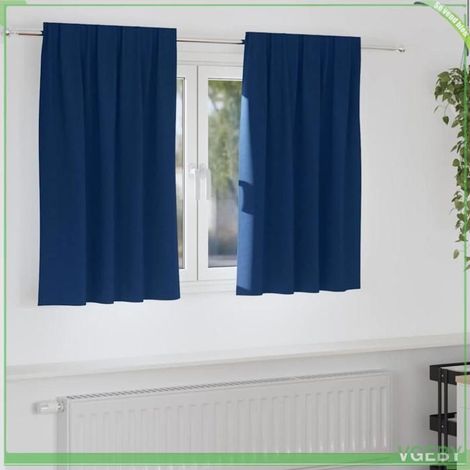 Rideaux occultants - FAFEISY - 4107473 - Bleu foncé - 140 x 140 cm - Tissage triple 80-90% (1/5)