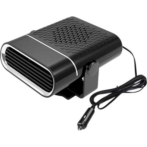 Chauffage de voiture portable, ventilateur 4 en 1 polyvalent compatible avec chauffage, refroidissement et dégivrage du pare-brise, connexion 12 V (1/5)
