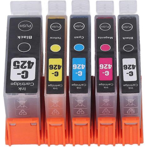 Cartouche d'encre de rechange multicolore pour imprimante jet d'encre PIXMA 5, boîtier ABS. Accessoires pour imprimante PIXMA 5.