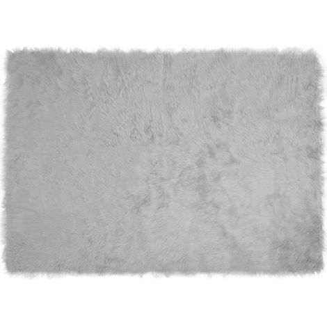 Maison Exclusive - Alfombra de de oveja sintética TAFALLA Gris 14