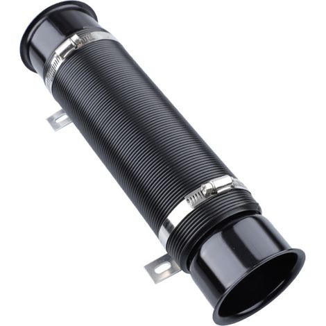 Tuyau d'admission d'air froid universel 76 mm - Kit d'admission d'air froid - Noir - (1/5)