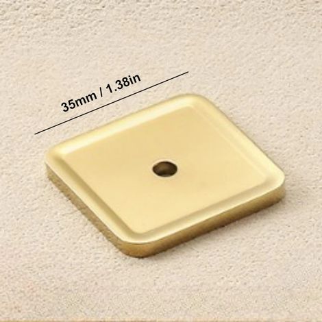 (Base - Or brillant - A - 1 pièce) Boutons et poignées en laiton massif de style nordique pour tiroirs et commodes - Poignées de meubles en bronze - Poignées créatives et luxueuses pour armoires de cu (1/5)