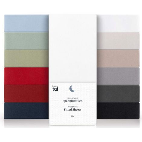 Ineasicer Lot de 1 Drap Housse 140x200 Bonnet 30 cm - Drap Housse 140 x 200 Microfibre De Haute Qualité - Doux, Résistant, Anti Plis - Certifié Oeko-Tex – Blanc (1/5)