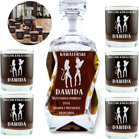 Gravierte Whiskykaraffe – das perfekte Geschenk für einen Junggesellenabschied (1/5)