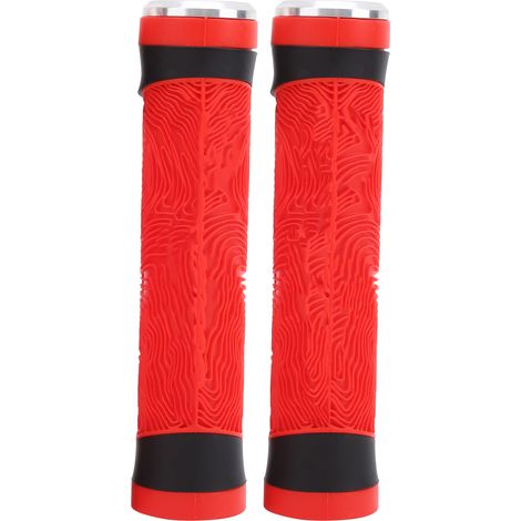GUB Poignée de Vélo Anti-Dérapante en Silicone, Bouchons de Guidon, Accessoire Cyclisme (Rouge) (1/5)