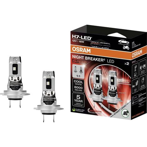 Kit 2 ampoules NIGHT BREAKER SPEED H7 RETAIL X2 Osram 64210DWNBSP-2HB